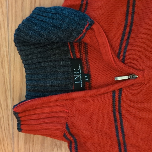 INC| 1/4 Zip Dress Sweater - Picture 2 of 2